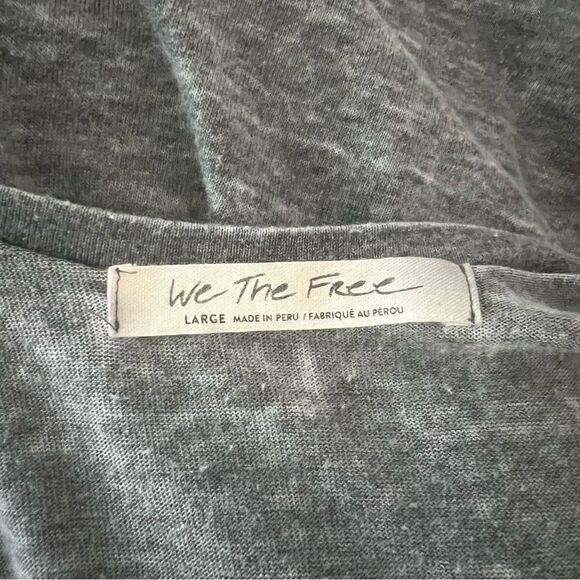 Free People We The Free All Mine Exposed Seam Tee Small - Picture 6 of 8
